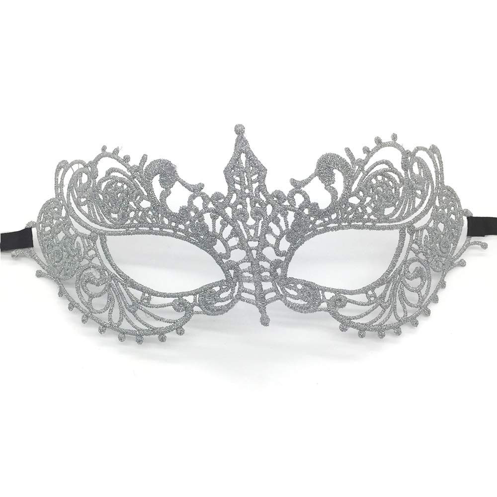 Letsparty 9 Packs Exquisite High-end Lace Masquerade Mask - Colorful
