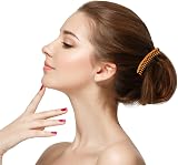 DaricowathX 8-Piece Hair Comb Set Tortoise Coffee Plain & Clear view 5