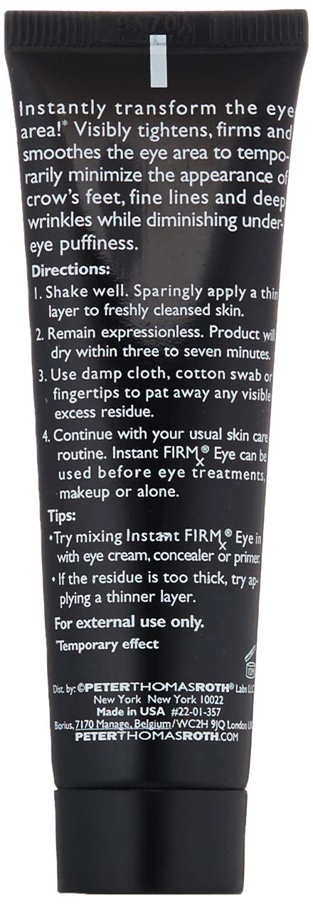 Peter Thomas Roth Instant FIRMx Eye Temporary Eye Tightener, Smooth and Tighten the Look of Crow's Feet, Fine Lines, Deep Wrinkles and Puffiness: Premium Beauty