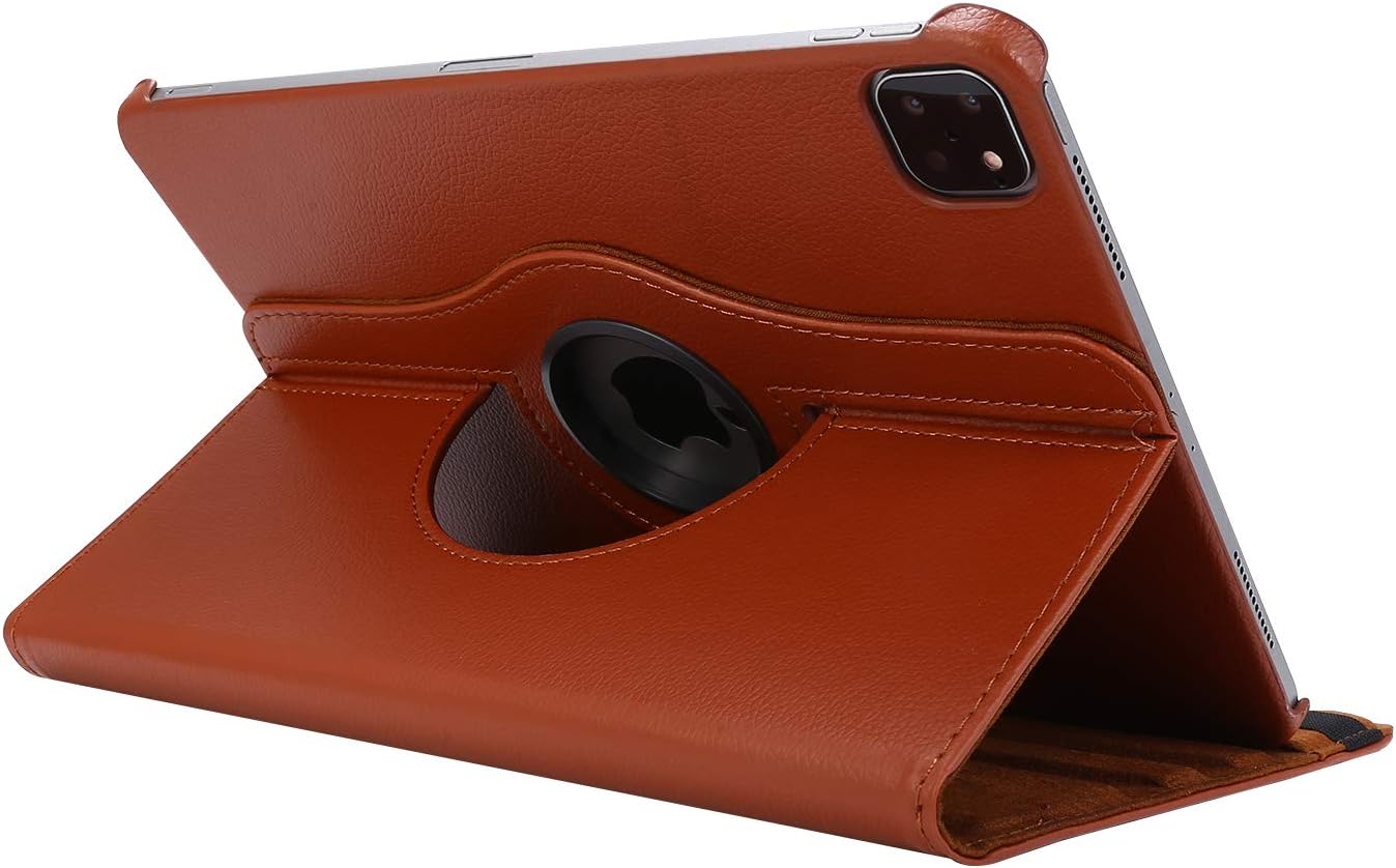 Lobwerk Case for Apple iPad Pro 2020 12.9 Inch Smart Cover 360° Rotatable brew - Image 3