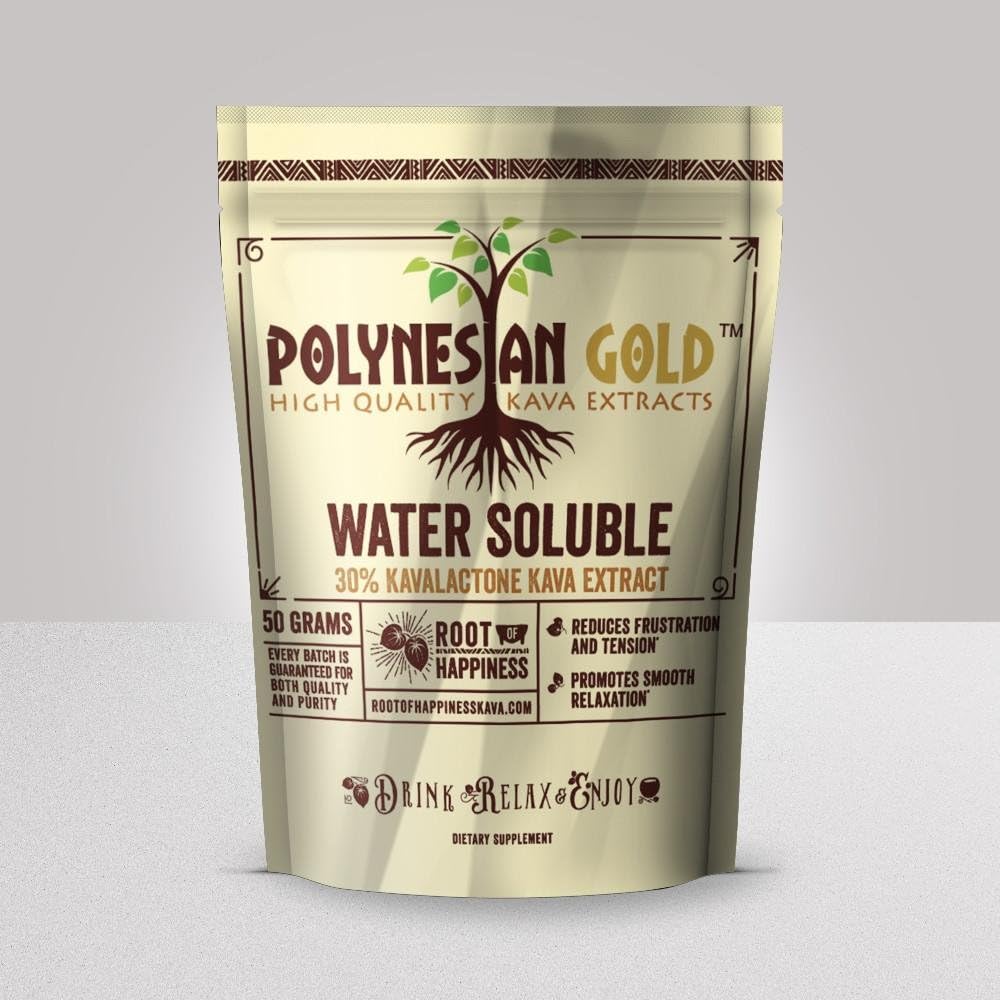Polynesian Gold™ Water Soluble Kava Extract- 50g Bag