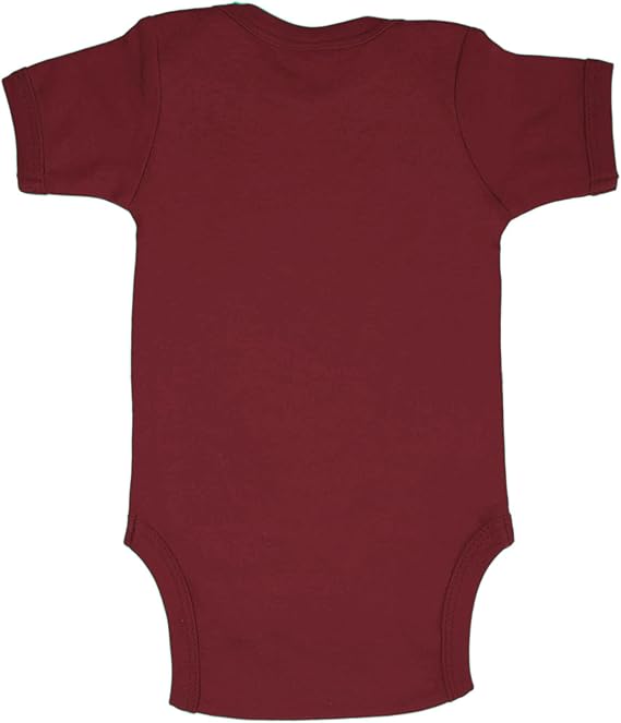 burgundy baby shirt