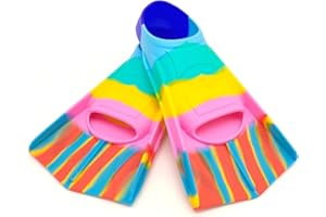GUGMOY Swimming Training Fins,Kids Swim Fins,Comfortable Swimming Flippers Suitable for Children,Beginners,Girls,Boys,Adults