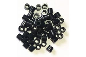 ANTFEES HVAC 1/4" Quick Coupler Charging Gaskets Hose Seals Replacement Gaskets Rubber Manifold Repair Sealing O Ring Kit 50 Pack