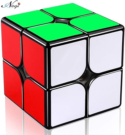 Negi Qiyi Black Base 2x2x2 Cube Puzzle Cube Toy 2x2 Black Cube Speed Cube