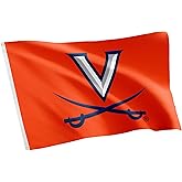 Desert Cactus University of Virginia UV Flag - 3 x 5 Feet Cavaliers Banner, Indoor/Outdoor Durable Fabric, 100% Polyester Design (Style 2)