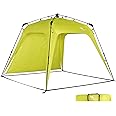 8.2'x8.2' Pop Up Canopy, 2023 Upgraded Outdoor Canopy, Portable Folding Instant Camping Canopy, Easy Set-up Canopy with 1 Sid