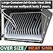 LED Wall-Pack Photo Cell Glass Lens- 60W 5000K Commercial Outdoor Light Fixture (Out-Door Dusk to Dawn Sensor Security Porch Lighting for Industrial Out-Side Photocell)