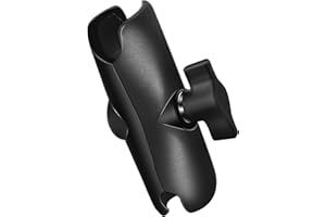 RomHaus 3.55" Metal Double Socket Arm for RAM B Size 1"/25mm Ball Mount Extension Long Arm, Mount Accessories for Gopro/GPS/P