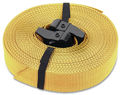 Premium Heavy Duty Replacement Gym Ring Straps - Cross Training, Gymnastics, Fitness, Exercise (Gold Straps Only) - Thumbnail 2