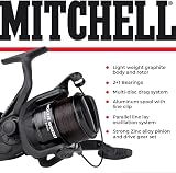 Mitchell MX1 FS 5500 Spinning Reel with Line Black Aluminium 2+1 Bearings view 3