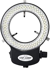 Famgee 144 LED Ring Light for Stereo Microscope with Adapter UK Plug CE view 1