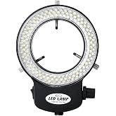 Famgee Adjustable 144 LED Beads Ring Light Illuminator lamp for Monocular Binocular Trinocular Soldering Repairing Stereo Microscope Video Camera CE Certificate
