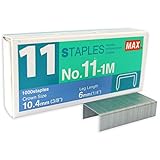 Max Staples No. 11-1M- Pack of 10 Boxes