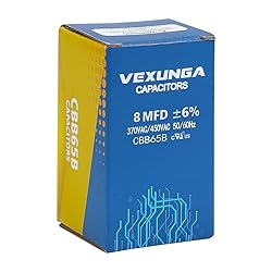 VEXUNGA 8uF 8 MFD 370VAC 440VAC 450VAC 50/60Hz