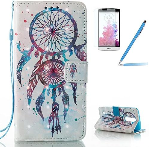 LG Stylus 2 Case, LG G Stylo 2 LS775 Case, Mellonlu Premium PU Leather Flip Wallet Case for LG G Stylo 2 LS775/Stylus 2, with Free Screen Protector + Stylus Pen