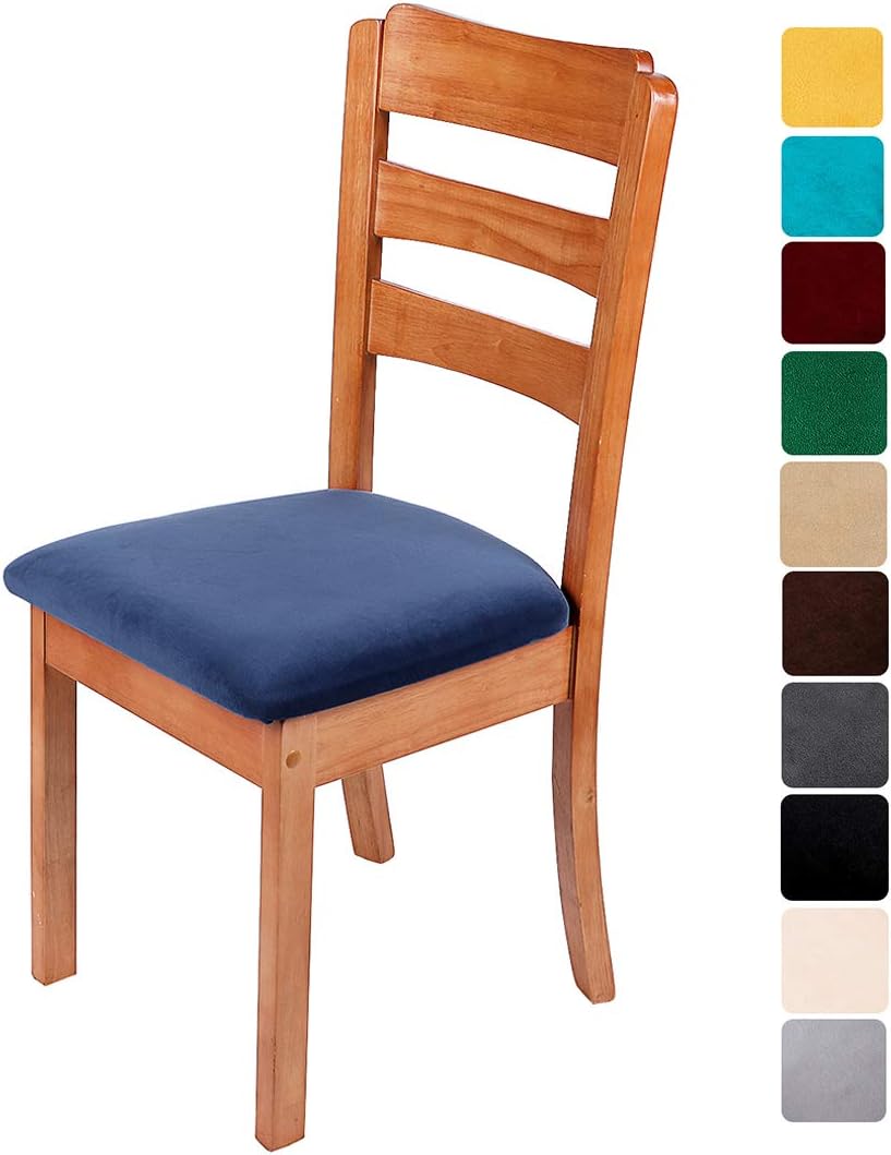 Best desk chair cover stretch blue