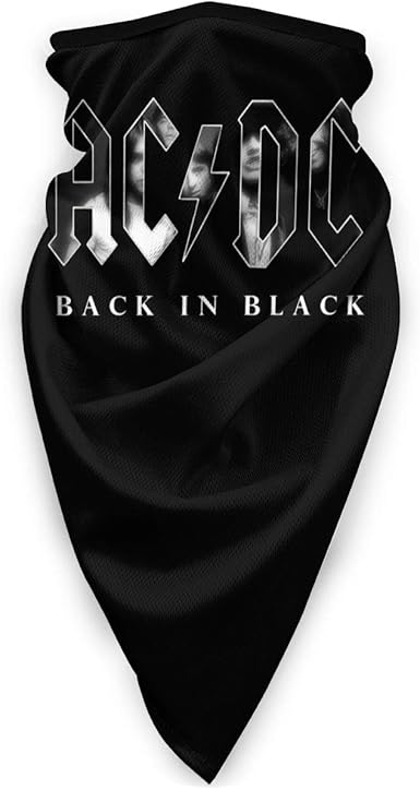 Acdc Windproof Sports Mask Personality Mask Multifunction Bandana Headwear Tube Mask Outdoor Balaclava Black At Amazon Men S Clothing Store
