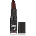 e.l.f. Moisturizing Lipstick, Vibrant Color & Luminous Shine, Bordeaux Beauty, 0.11 Ounce