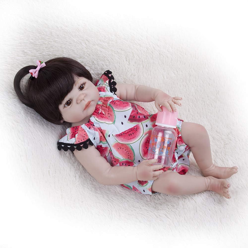 Prezzo LVYE1 55CM Silicone Reale per Tutto Il Corpo Ragazza Reborn Baby Doll Toy Babies Princess Dolls Girl Bebe Giocattoli Regali di Compleanno Offerte