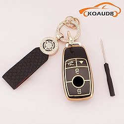 Koaudb Car Key Fob Cover Fit for Mercedes Benz A B