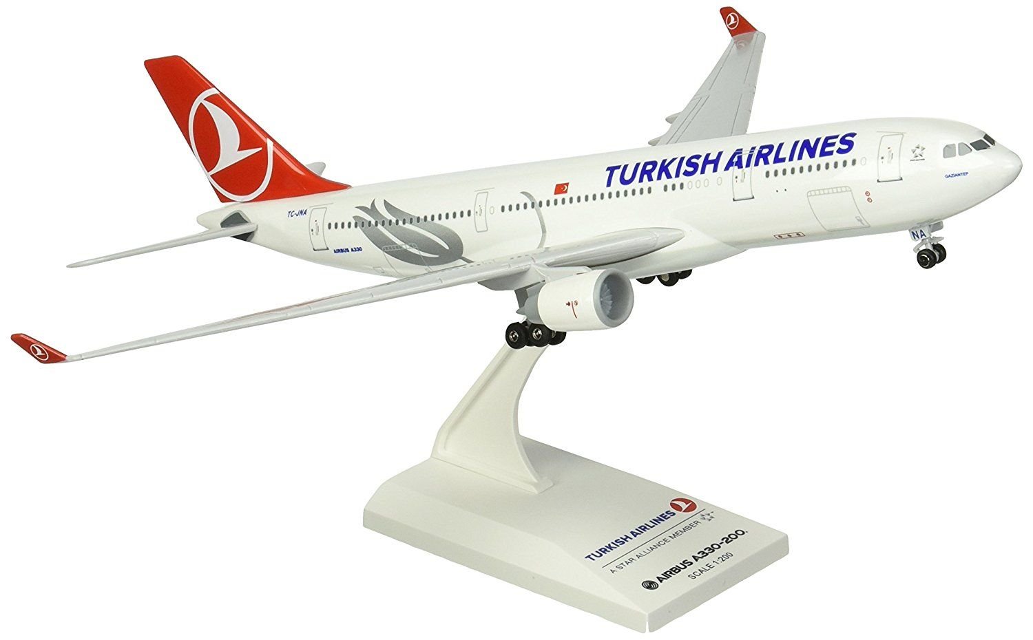 Skymarks SKR743 Turkish Airlines New Livery A330-200 with Gear Model Kit, 1:200 Scale