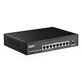 MokerLink 8 Port 2.5 Gigabit PoE Switch with 10G