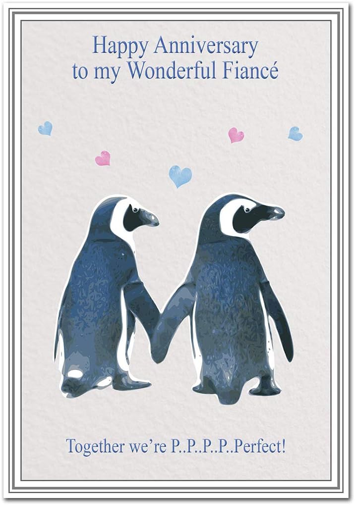 fiance anniversary card