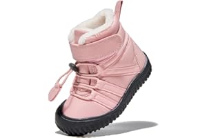 Newsonet Toddler Winter Snow Boots Boys Girls Cold Weather Baby Faux Fur Shoes (Infant/Toddler/)