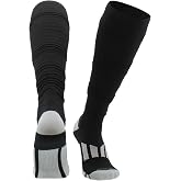 Football Scrunch Socks, Pre-Scrunched &ndash; Extra-Long Moisture-Wicking Over the Calf Socks for Youth, Boys &amp; Men | Made in USA