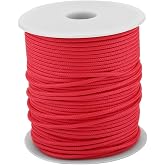 Fafeims 50M 2mm Speargun Reel Line Wear Spearfishing Line Heavy Duty All-Purpose Utility Cord (Red)