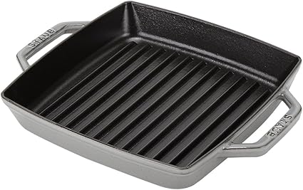 Amazon ストウブ Staub グリルパン 23cm ピュアグリル スクエア 729 0 グラファイトグレー Pure Grill Square Graphite Grey ステーキ バーベキュー q 焼肉 鉄板 並行輸入品 グリルパン オンライン通販