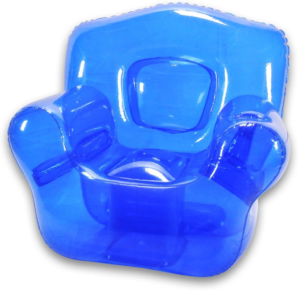 Inflatable Bubble Chair, Ocean Blue Amazon.co.uk Kitchen & Home