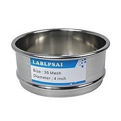 LABLPSAI 35 Mesh Lab Sieves 4" Diameter 304