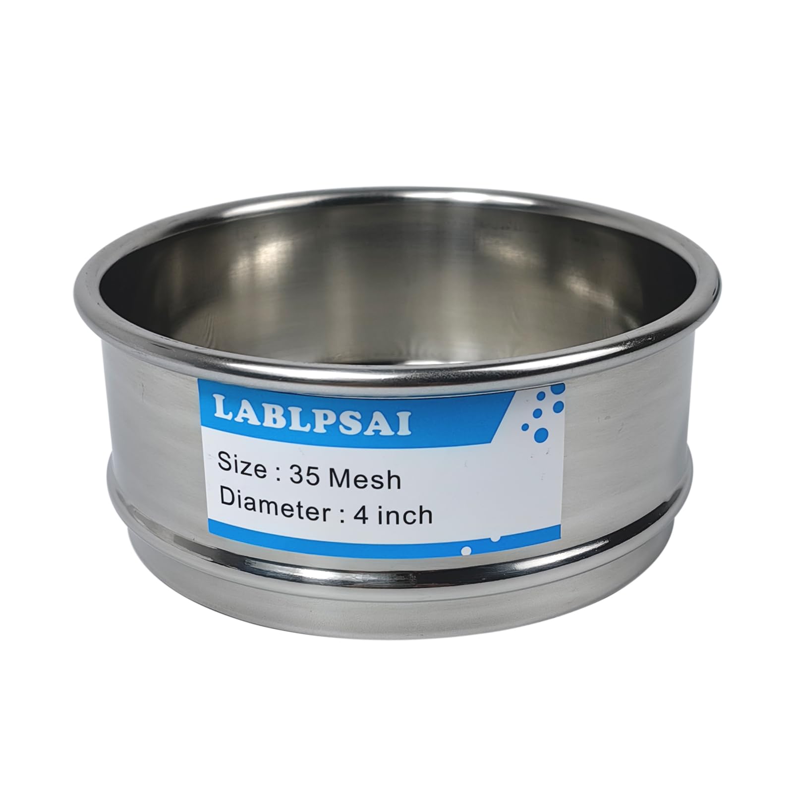 LABLPSAI 35 Mesh Lab Sieves 4" Diameter 304