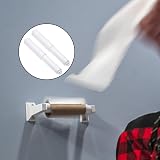 jeufun Toilet Paper Holder Rollers, 2Pcs White Plastic Replacements view 5