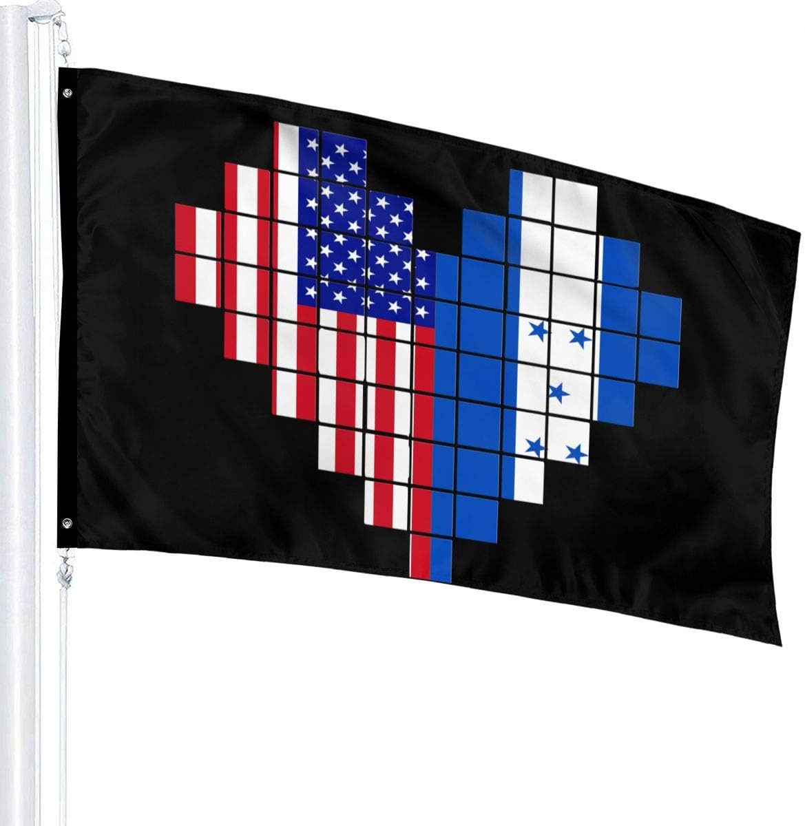 Amazon Com A13udq 1 Outdoor Flags American Flag Honduras Flag