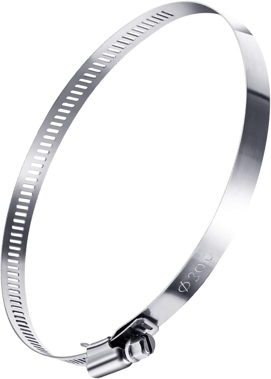 10 Inch Boao 4 Pieces Adjustable 304 Stainless Steel Duct Clamps Hose