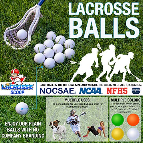 Lacrosse Balls 12 Pack (White) - Thumbnail 3