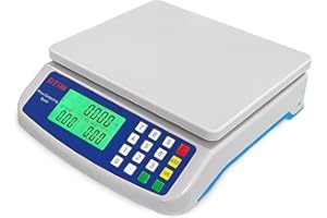 30kg/66lb Commercial Food Scale, Digital Kitchen Scale for Baking Cooking Bread Meat Weight Price Computing Scale with Large 