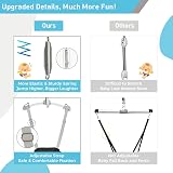 FUNLIO Baby Door Jumper 6-24 Months with Door Clamp 40 Lb Bearing Black view 3