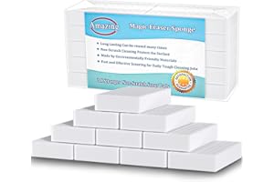 POWOBEST 10 Pack Magic Sponge Eraser, 2X Density Melamine Sponge Foam Cleaning Pads, Non-Scratch Scrub Sponge, Household Cleaning Bathroom Kitchen Dish Furniture Floor Wall Cleaner Sponges