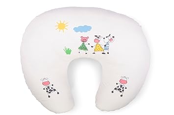 Spare Hedgehog Print Cotton Cover For The Widgey Nursing Pillow