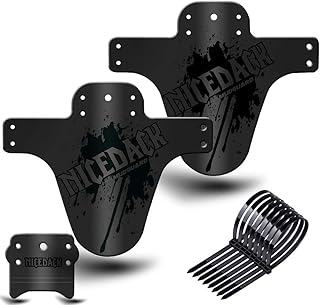 NICEDACK MTB Schutzblech, Downhill Schutzbleche, Mountainbike Spritzschutz Fahrrad Mud Guard Set Passen 26&#34; 650B 27,5&#34; 29 Zoll Fettes Fahrrad