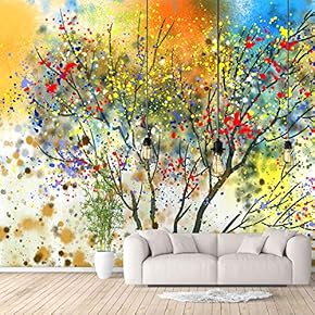 Wall Murals for Bedroom Abstract Great Tree Removable Wallpaper Peel and Stick Wall Stickers - 66x96 inches