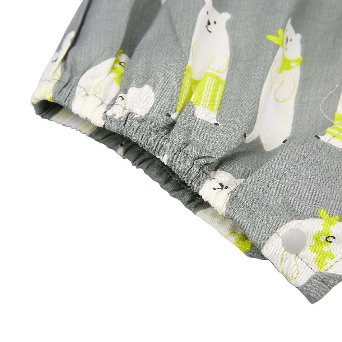 PAUBOLI Baby Kimono Onesie Cotton Infant Sakura Japanese Pajamas