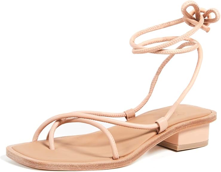 Amazon.com | LOQ Women's Ara Strappy Sandals, Nude, Tan, 7.5 Medium US | Sandals