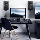 Suptek Wall Mounts Dual Speaker Brackets Universal Tilt Swivel 25kg Black (2 view 2
