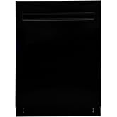 Kenmore 24" Built-In Dishwasher - Black | 45 DBA - EasyFlex 3rd Rack, UltraWash Plus, TurboDry &amp; SmartWash Cycle - 15 Place Settings - ENERGY STAR Certified