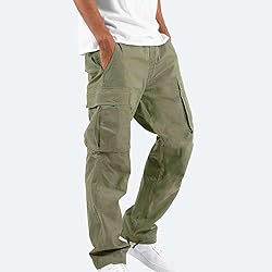 Men's Tactical Cargo Joggers Pant Sport Work